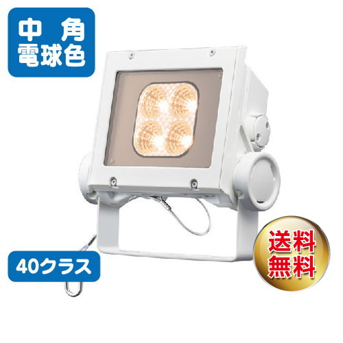 岩崎電気 ECF4040M/LSAN8/W (旧ECF0497L/SAN8/W) LED投光器 レディオックフラッドネオ 40クラス 中角タイプ 電球色タイプ