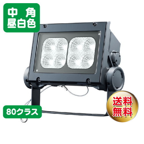 岩崎電気 ECF8040M/NSAN8/DG (旧ECF0997N/SAN8/DG) LED投光器 レディオックフラッドネオ 80クラス 中角タイプ 昼白色タイプ