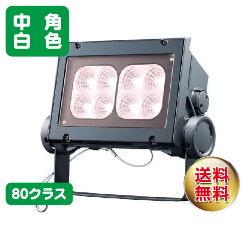 岩崎電気 ECF8040M/VWSAN8/DG (旧ECF0997VW/SAN8/DG) LED投光器 美vid レディオックフラッドネオ 80クラス 中角タイプ 白色タイプ