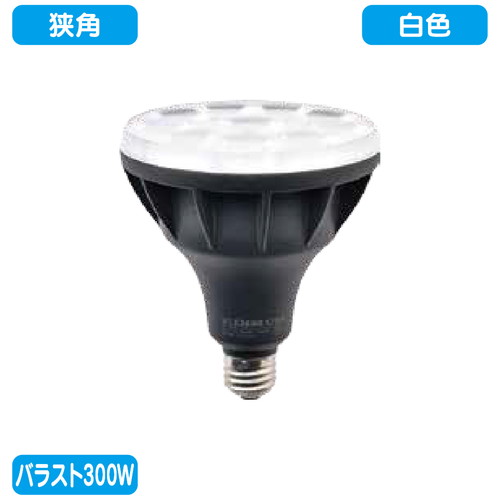 バラスト300W LEDランプ 白色 狭角 ニッケンハードウェア ビューランプ VLE39NR-C/BK 黒